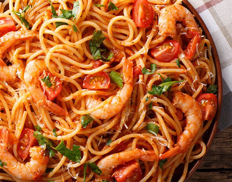 ΣΠΑΓΓΕΤΙ ΜΕ ΓΑΡΙΔΕΣ ΚΑΙ ΤΣΙΛΙ